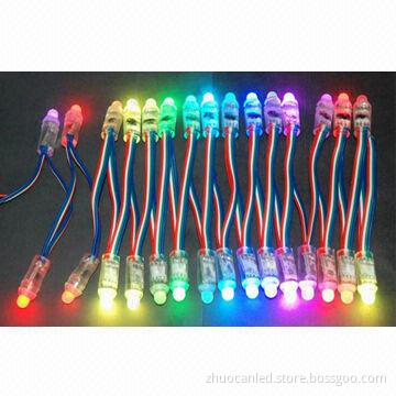 LED pixel string light, 12mm punching diameter